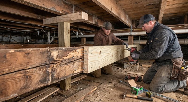 Ceiling Joist Repair in Kansas City, KS