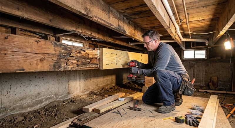Ceiling Joist Repair in Wilmington, NC