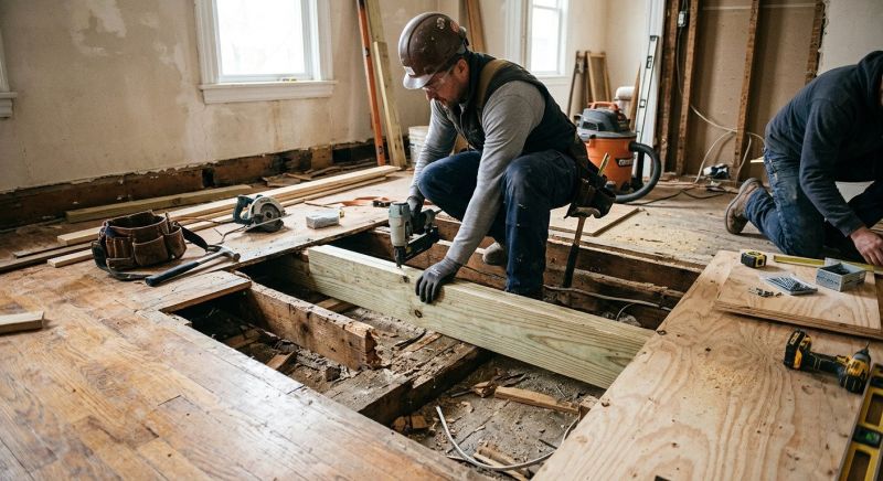 Floor Joist Replacement in Kansas City, KS