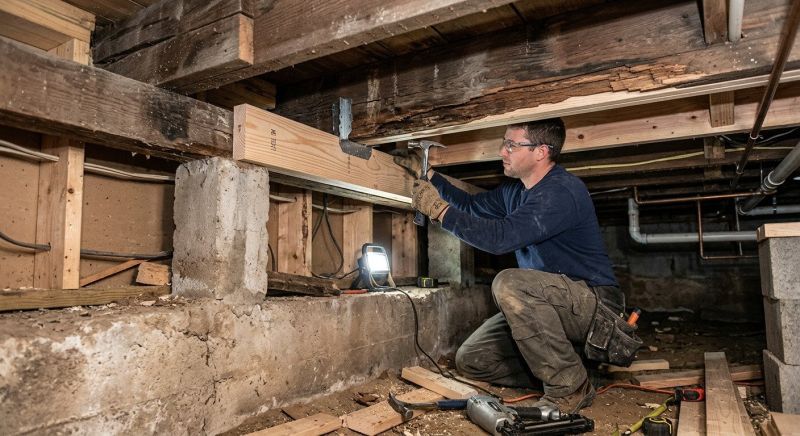 Foundation Joist Repair in Wilmington, NC
