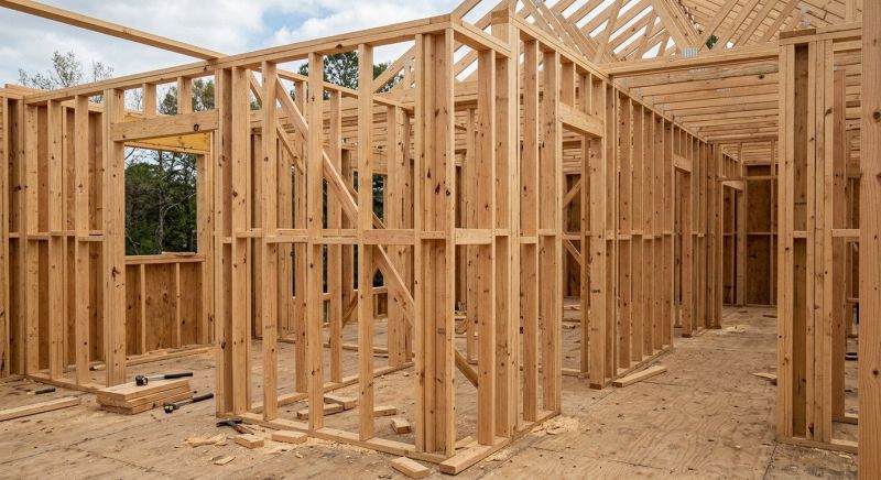 House Framing in Conroe, TX