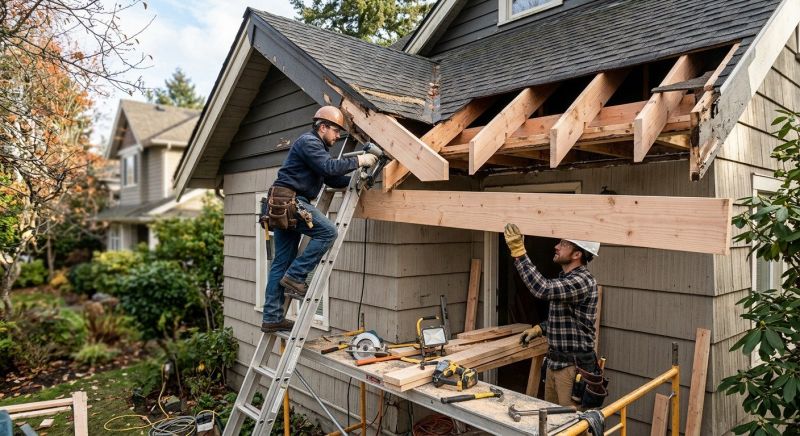 Roof Beam Replacement in Wilmington, NC